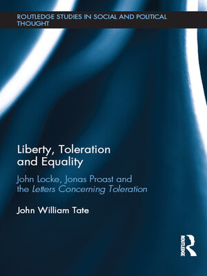 cover image of Liberty, Toleration and Equality